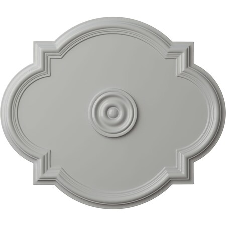 Waltz Ceiling Medallion (Fits Canopies Up To 5 1/4), Hand-Painted Frost, 24W X 20 1/2H X 1 1/8P